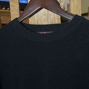 Murano Mens Pullover Sweater XL Black Mock Neck Modern Lightweight VINTAGE